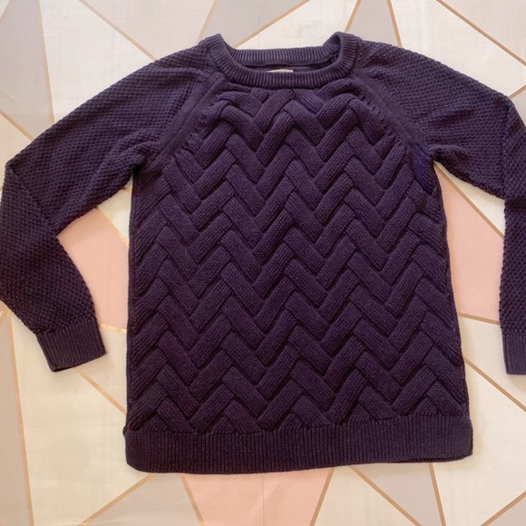 Sonoma Sweaters - Sonoma Purple Long Sleeve Knit Sweater